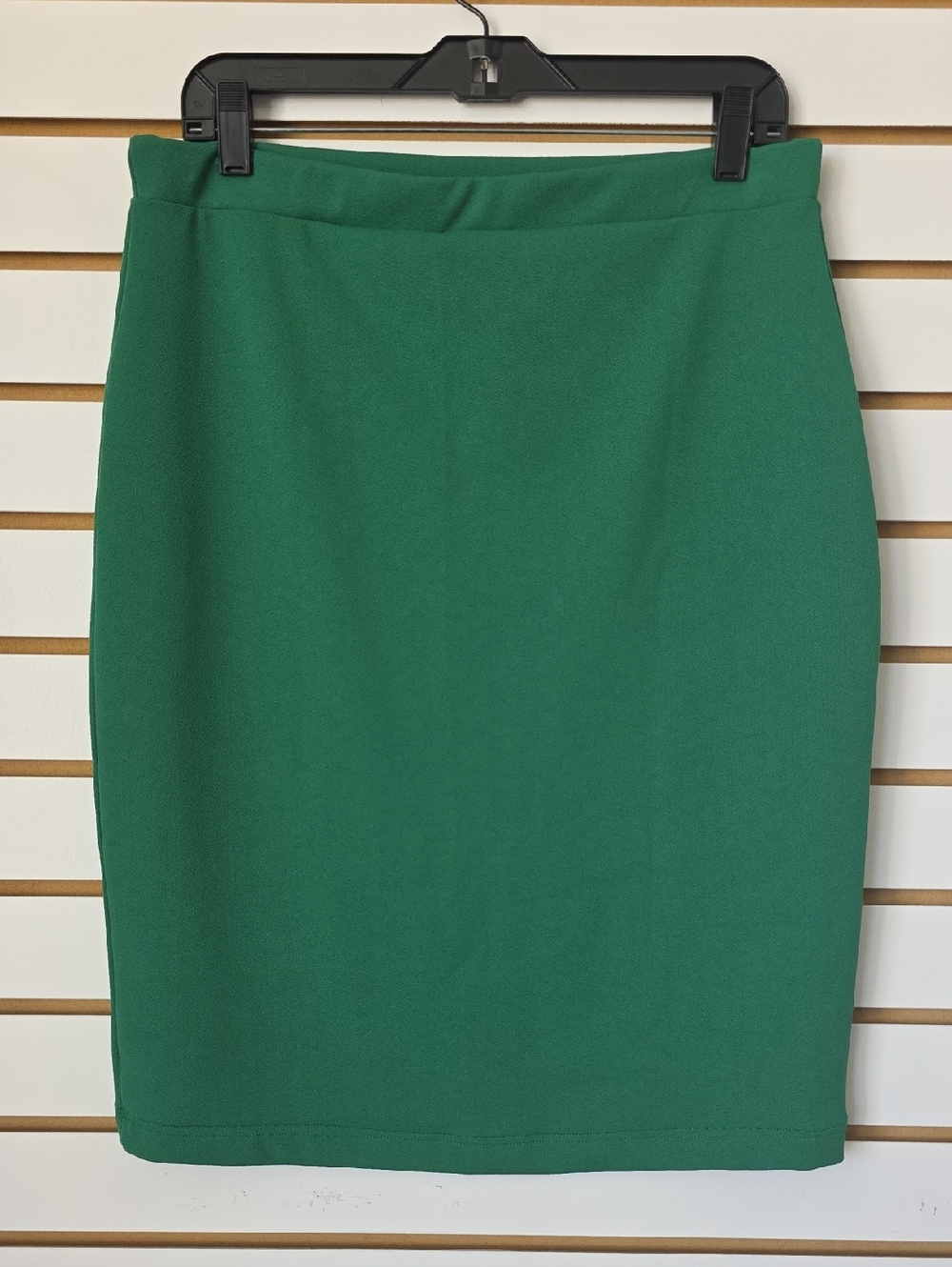 Green Pencil Midi Skirt 16